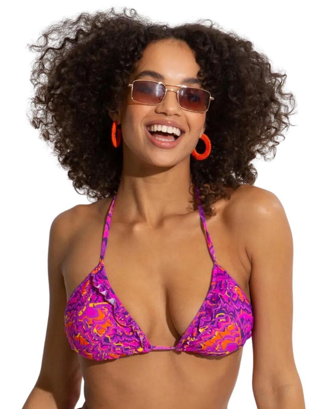 Pour Moi Purple 29600 Bermuda Triangle Bikini Top