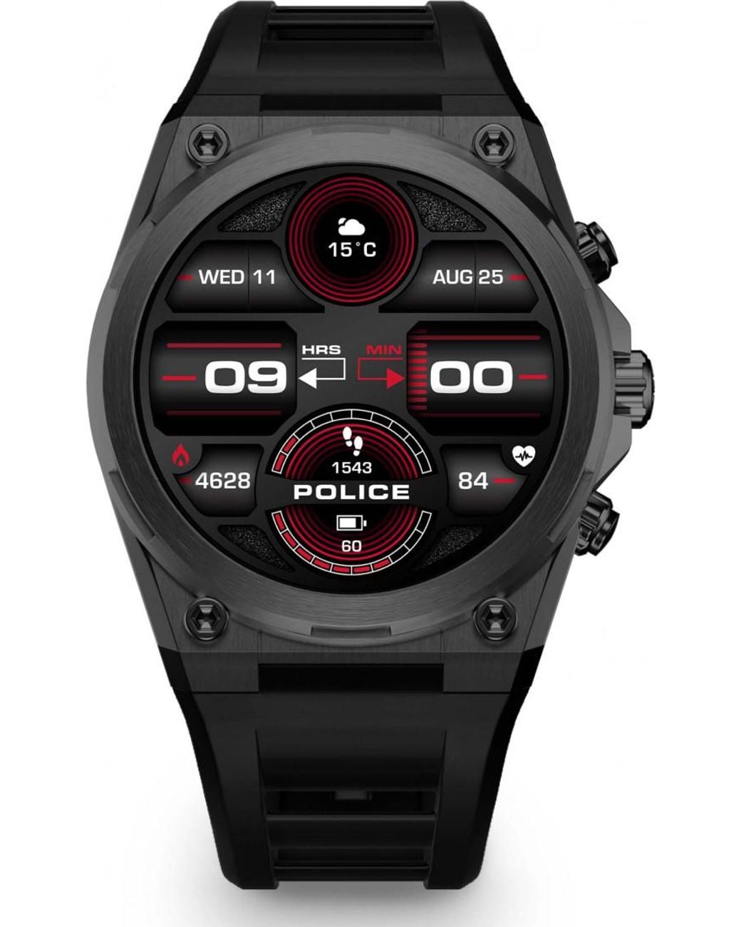 Police Blue Peiun00003X1 My Avatar 2 Smartwatch And Strap Gift Set for men