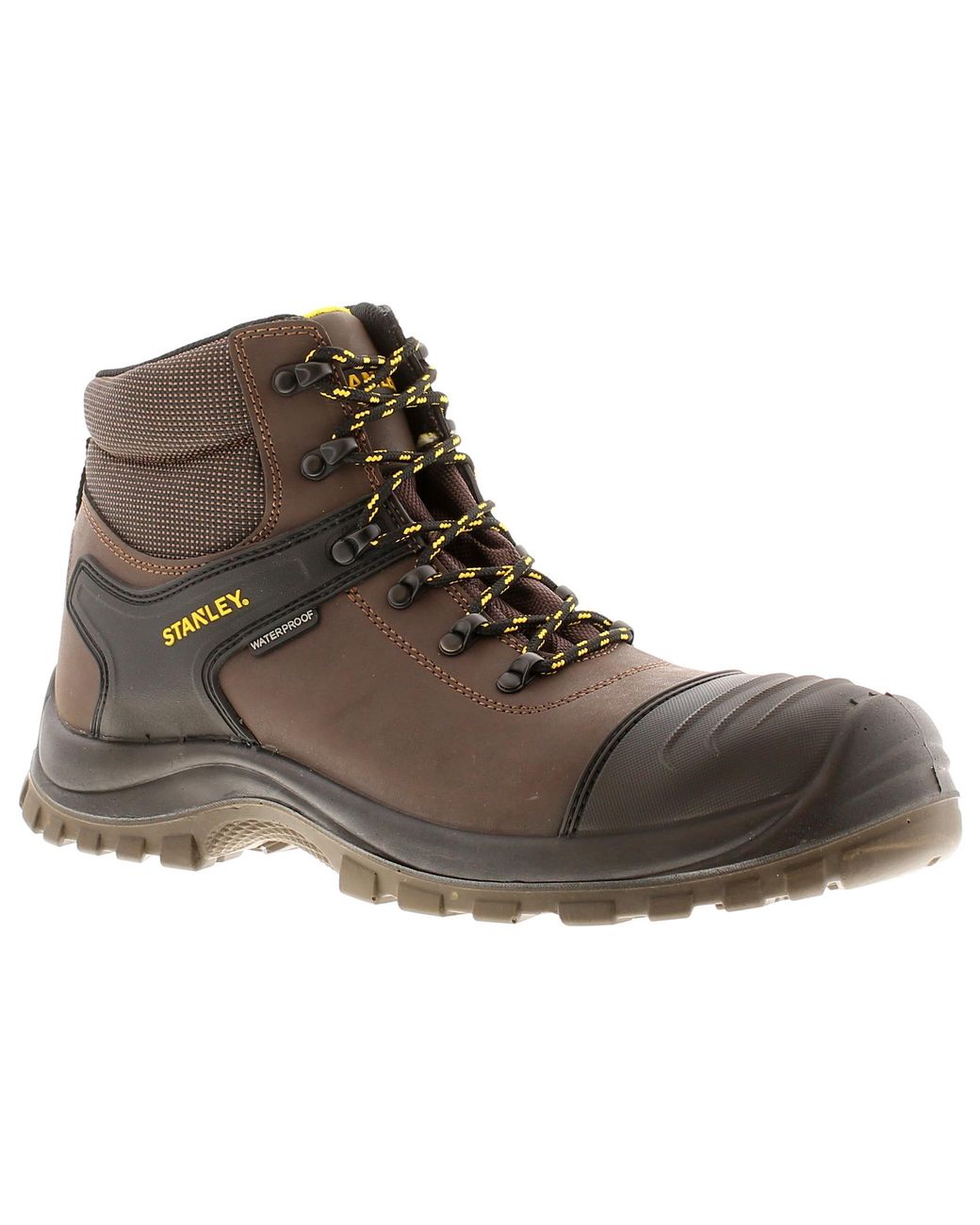 Stanley Brown Safety Boots Rchmond Leather Lace Up for men