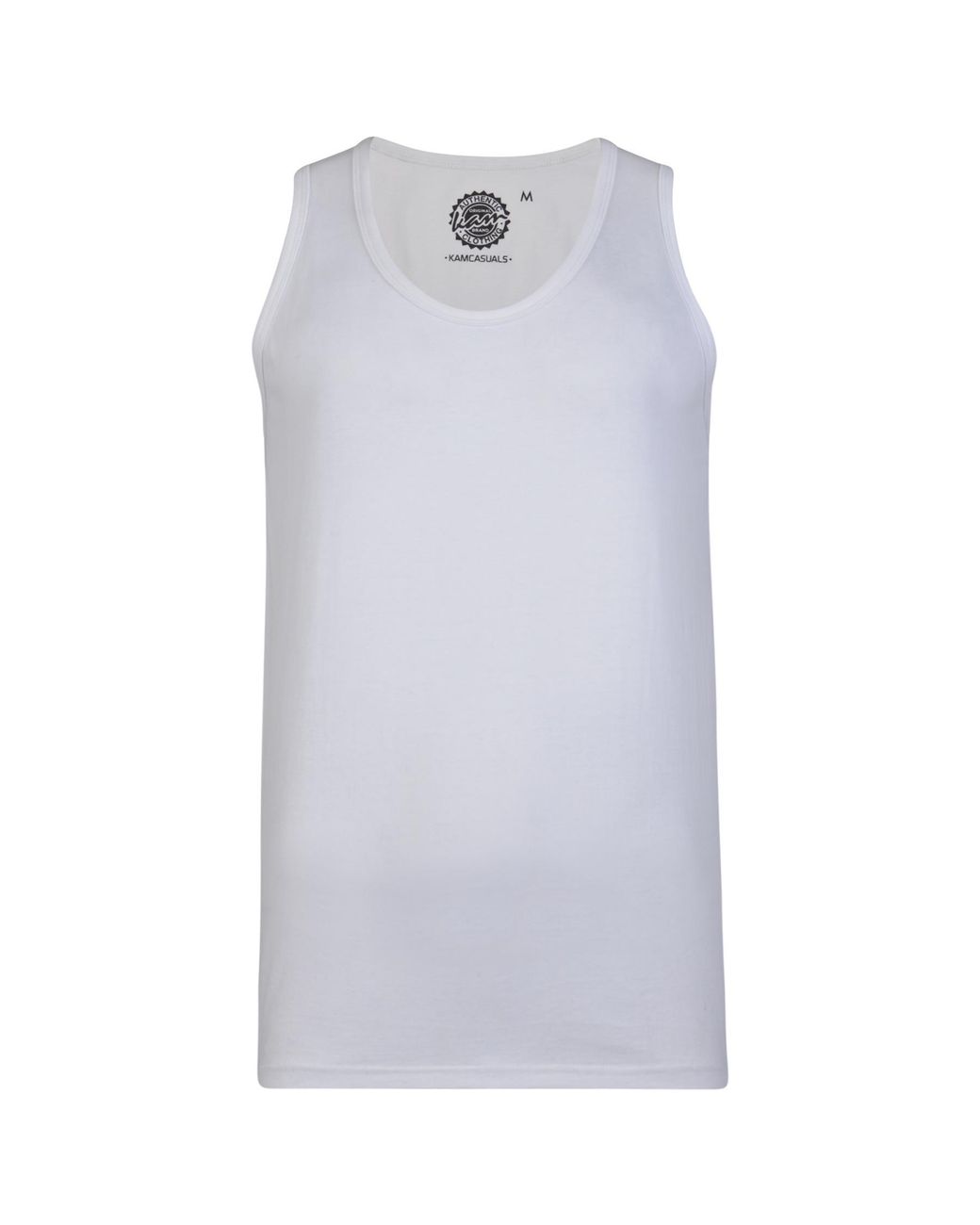 KAM Jeanswear Blue Plus Size Classic Vest Kam Sleeveless Crew Neck for men