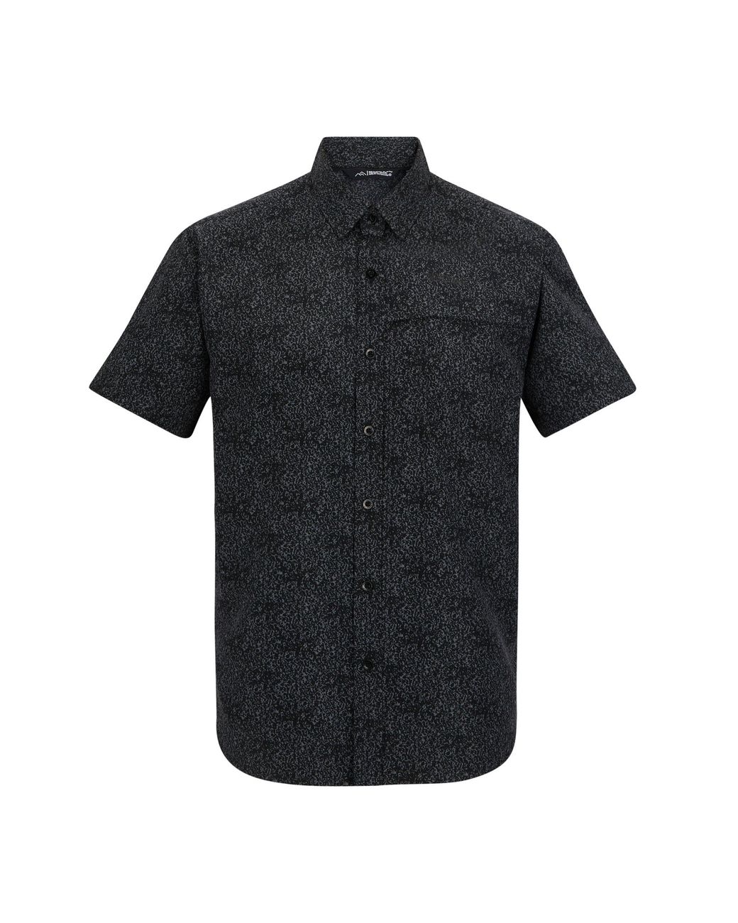 Regatta Black Mindano Textured Shirt (Ash) for men