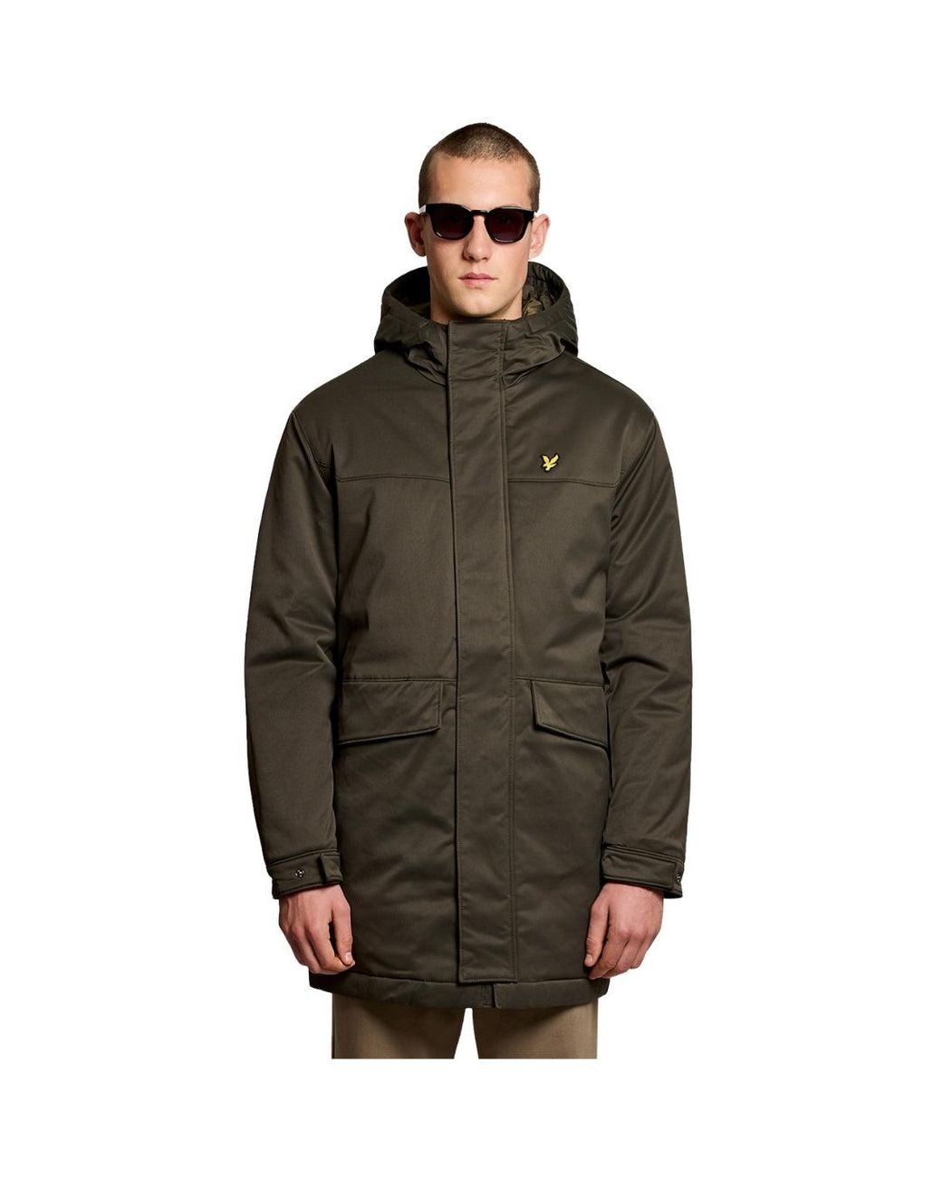 Lyle & Scott Brown Parka for men