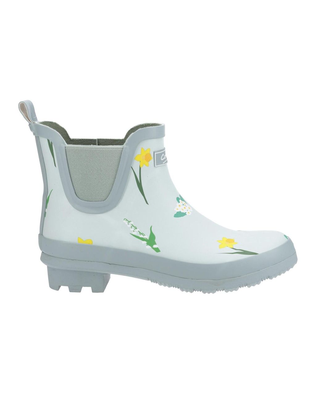 Cotswold Green Wildflower Ankle Wellington Boots