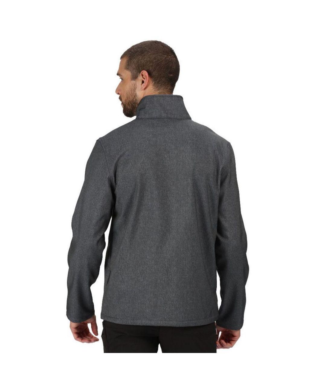 Regatta Gray Cera V Durable Wind Resistant Softshell Jacket for men
