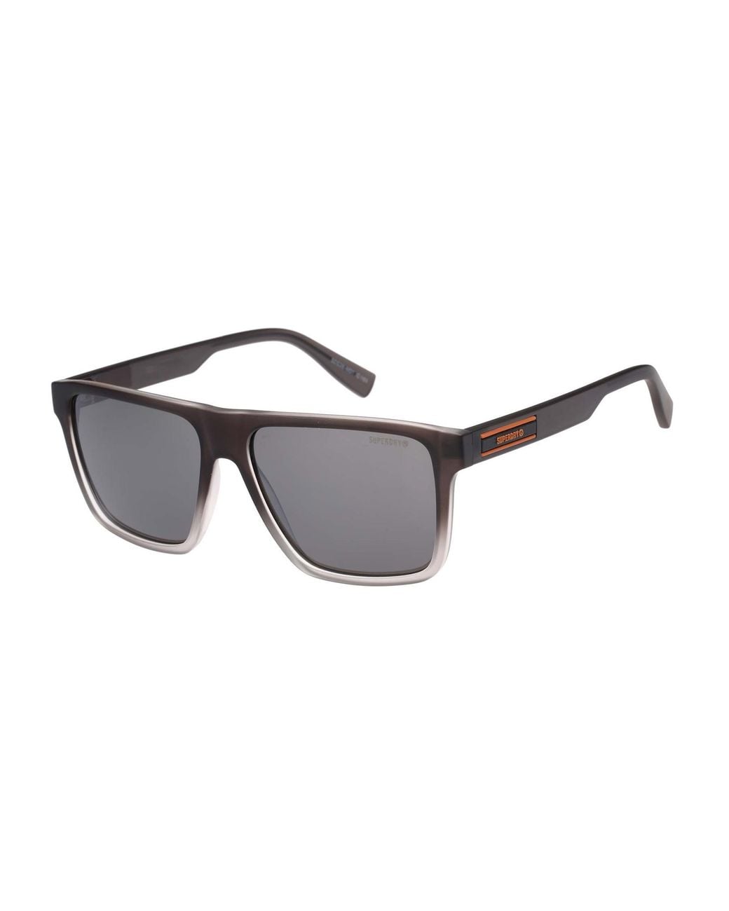 Superdry Gray Rectangle Matte Crystal Dark Gradient Mirror Sds-5046 for men