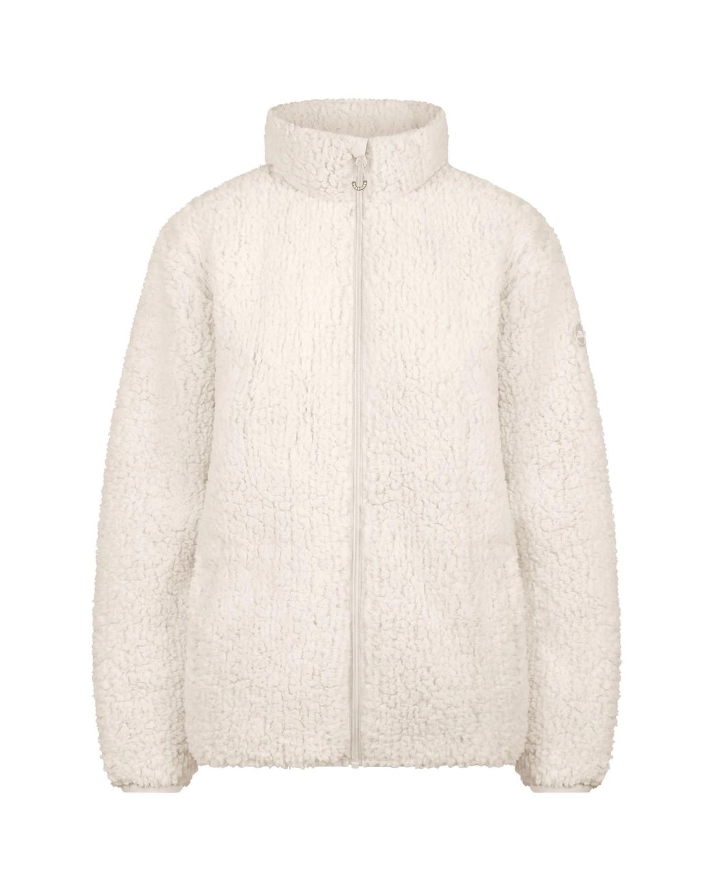 Trespass Natural Ladies Feathery Fleece Jacket (Ghost)
