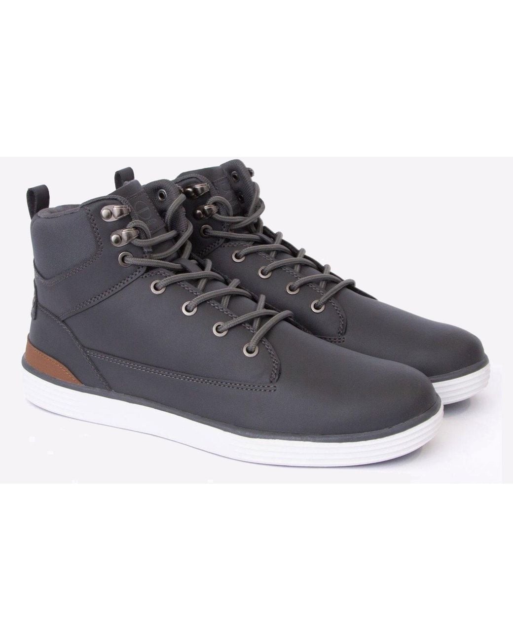 Crosshatch Black Staiger Trainers for men