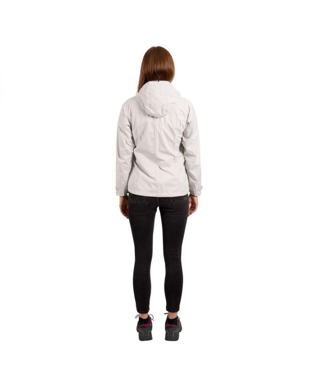 Trespass White Ladies Review Waterproof Jacket