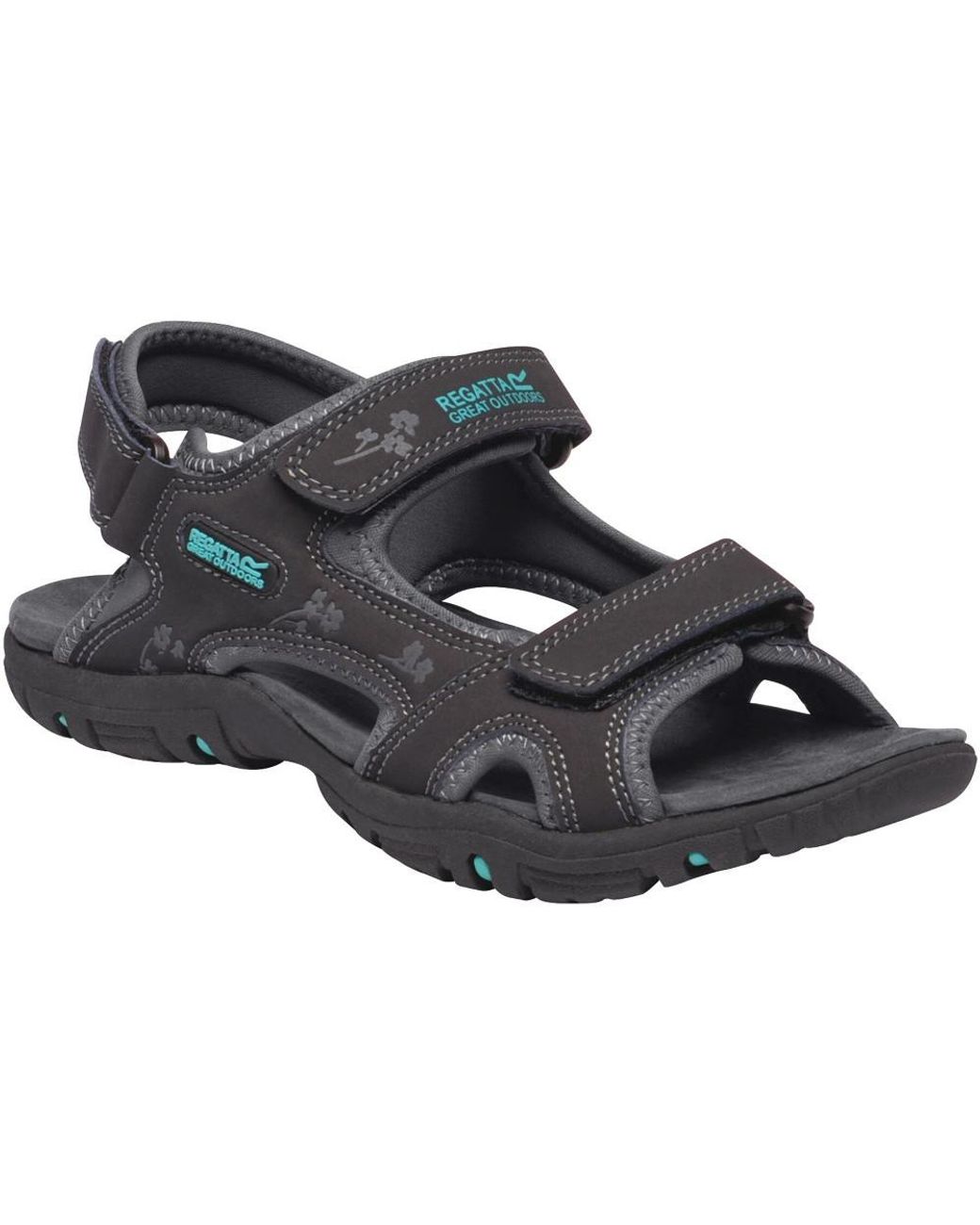 Regatta Black Lady Haris Lightweight Summer Walking Sandals
