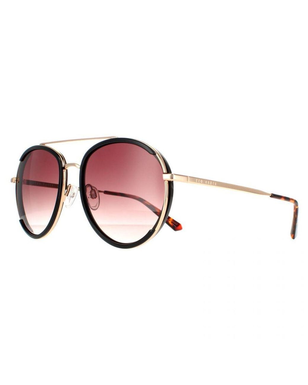 Ted Baker Brown Aviator Gradient Tb1638 Gaia Metal (Archived)