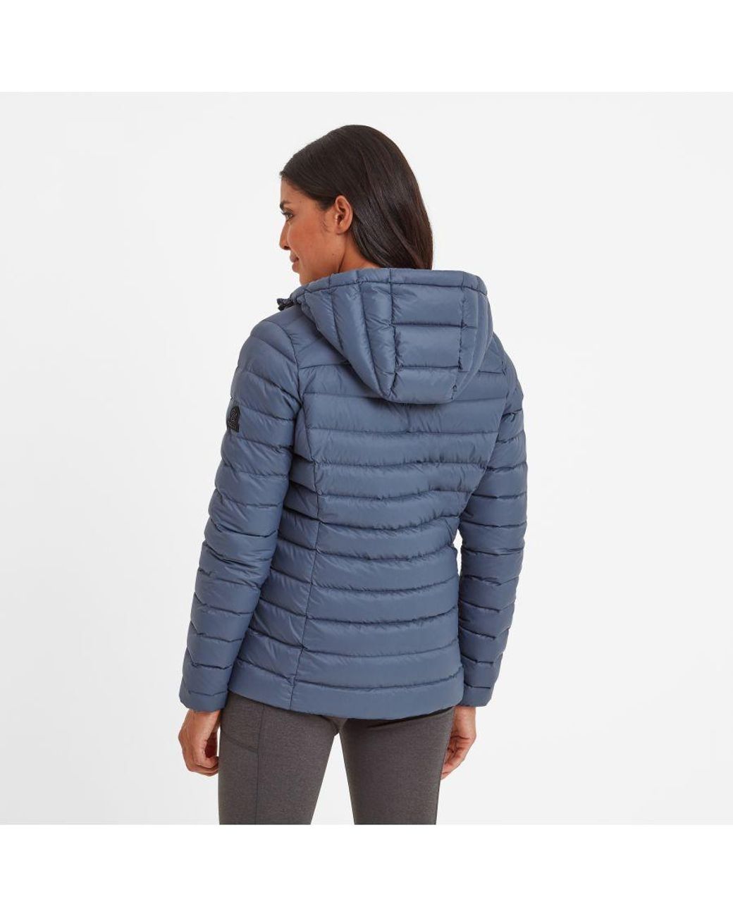 TOG24 Blue North Rds Hooded Jacket Stone Polyamide