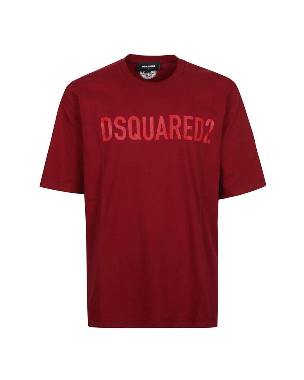 DSquared² T-Shirt Met Opvallend Logo En Kersenprint in het Red voor heren