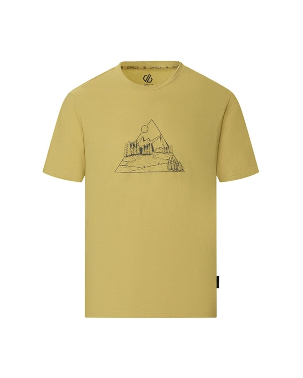 Dare 2b Yellow Movement Iii Mountain T-Shirt (Oil) for men