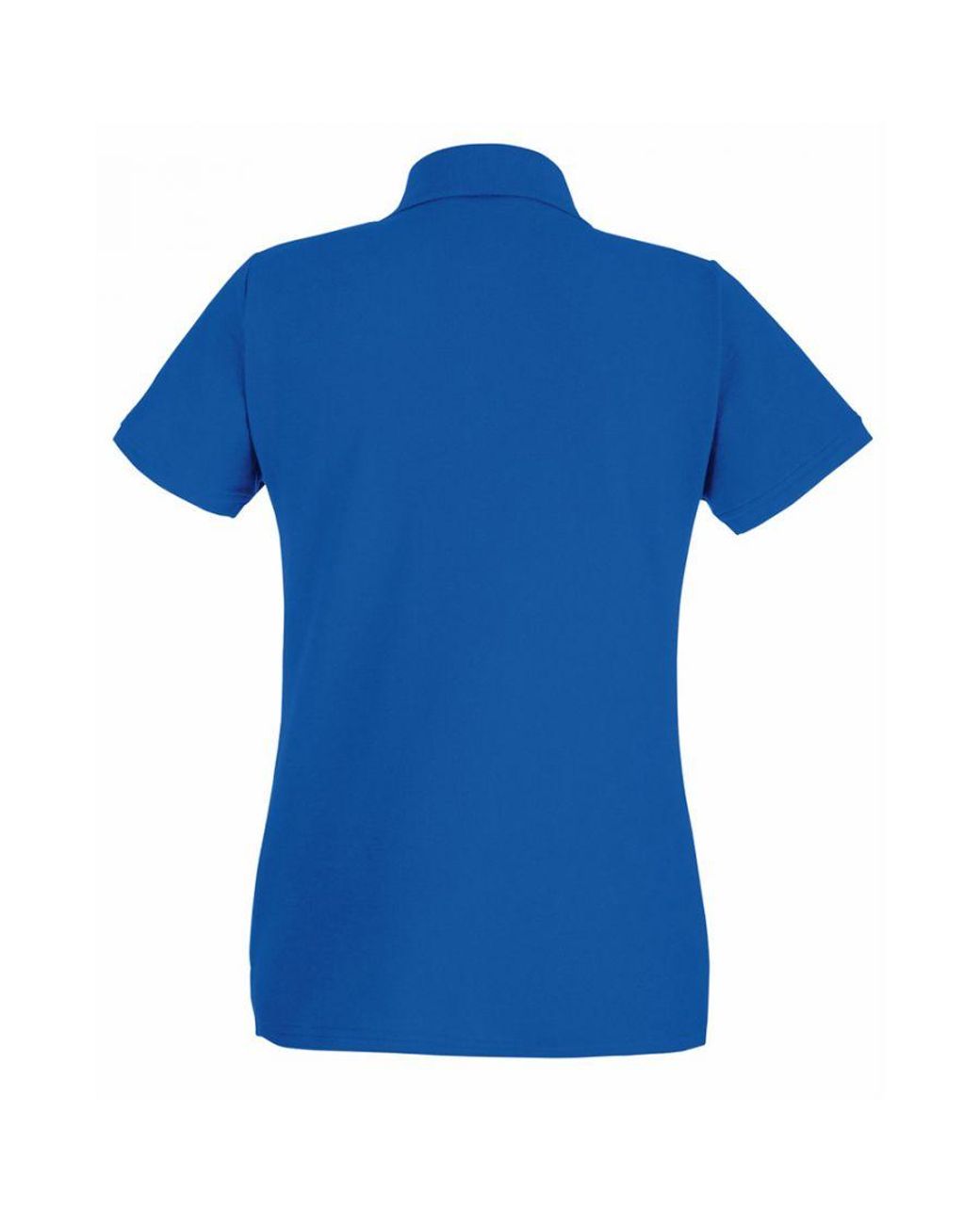 Fruit Of The Loom Blue Ladies Lady-Fit Premium Short Sleeve Polo Shirt (Royal)