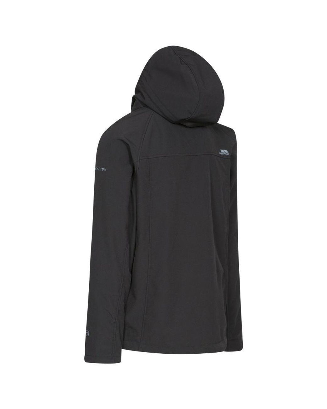 Trespass Black Accelerator Ii Waterproof Softshell Jacket for men