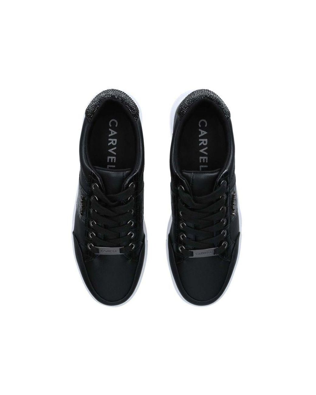 Carvela Kurt Geiger Blue Jive Lace Up Sneakers