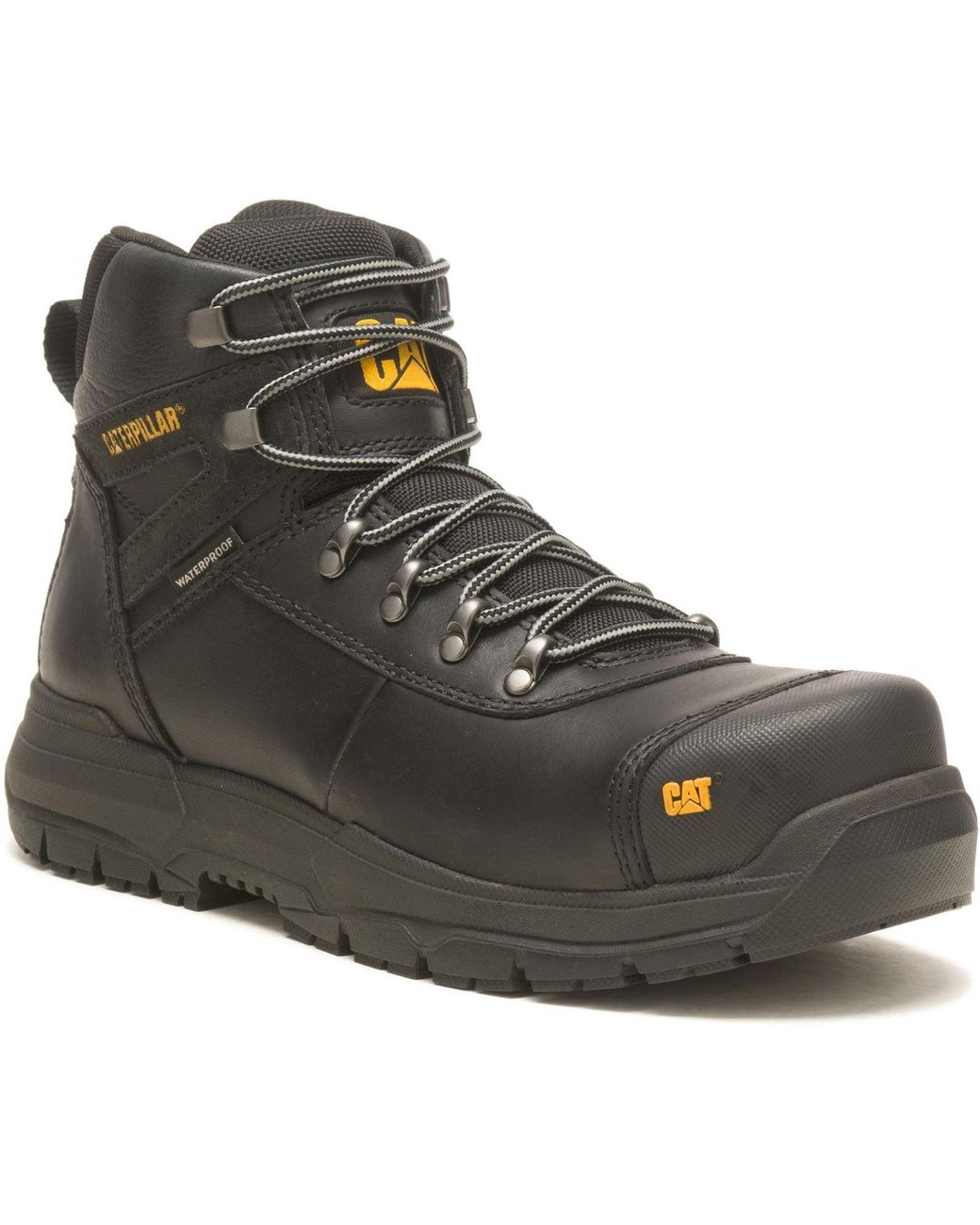 Caterpillar Gray Pneumatic 2.0 Leather Safety Boots