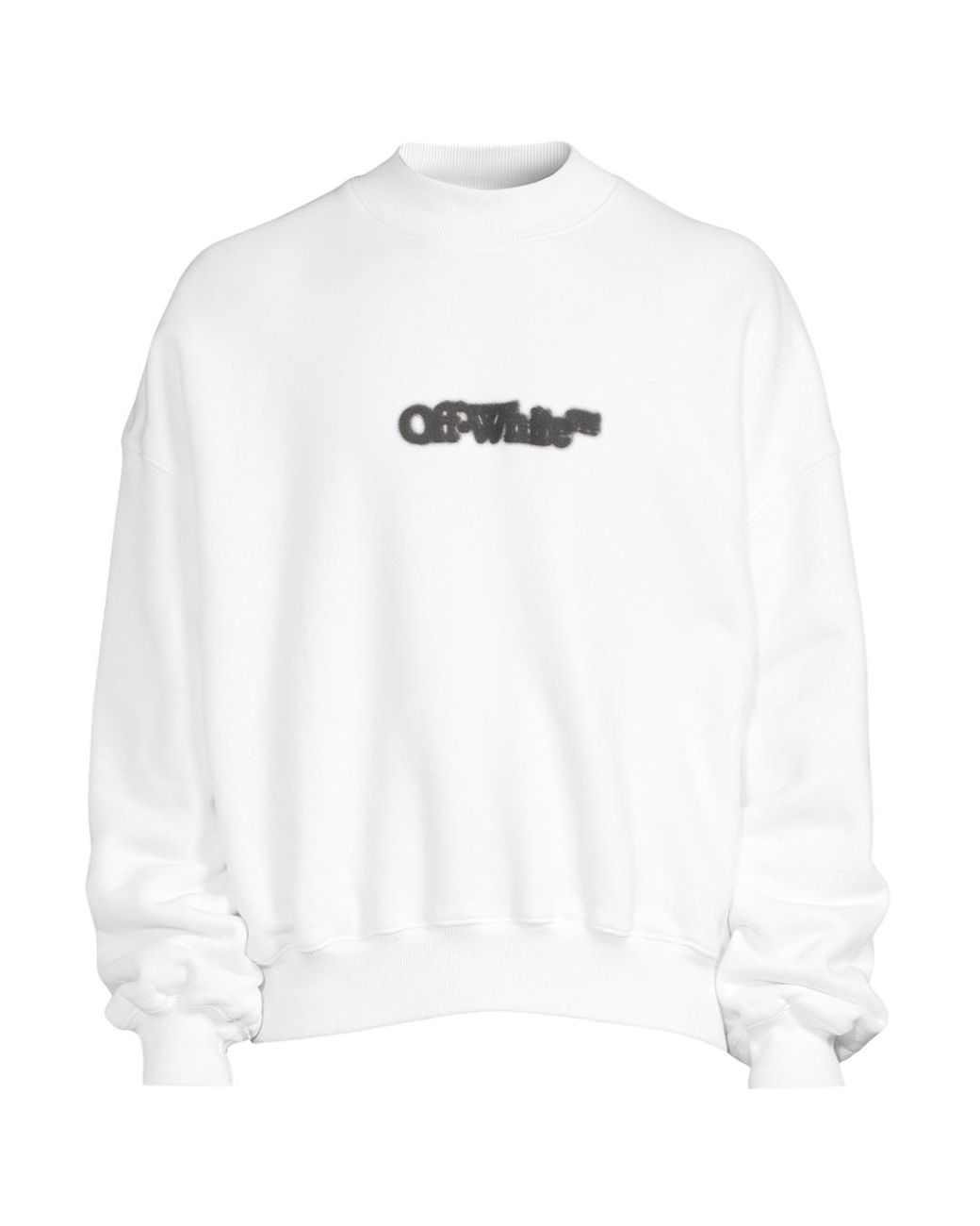 Off-White c/o Virgil Abloh White Blurr Book Over Oversized Sweatshirt for men