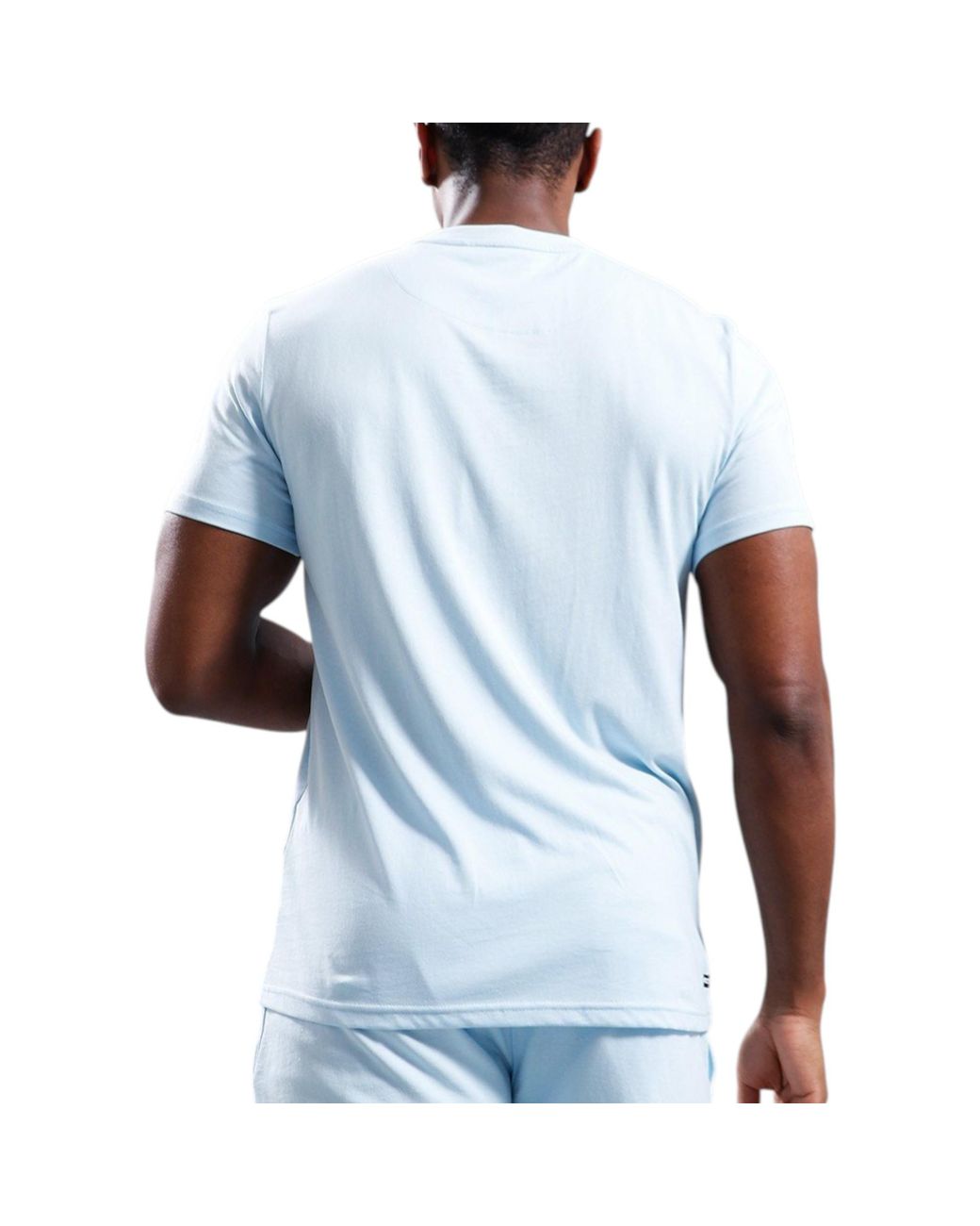 Weekend Offender Blue T Shirts Height Crew Neck Short Sleeve Cotton Summer New for men