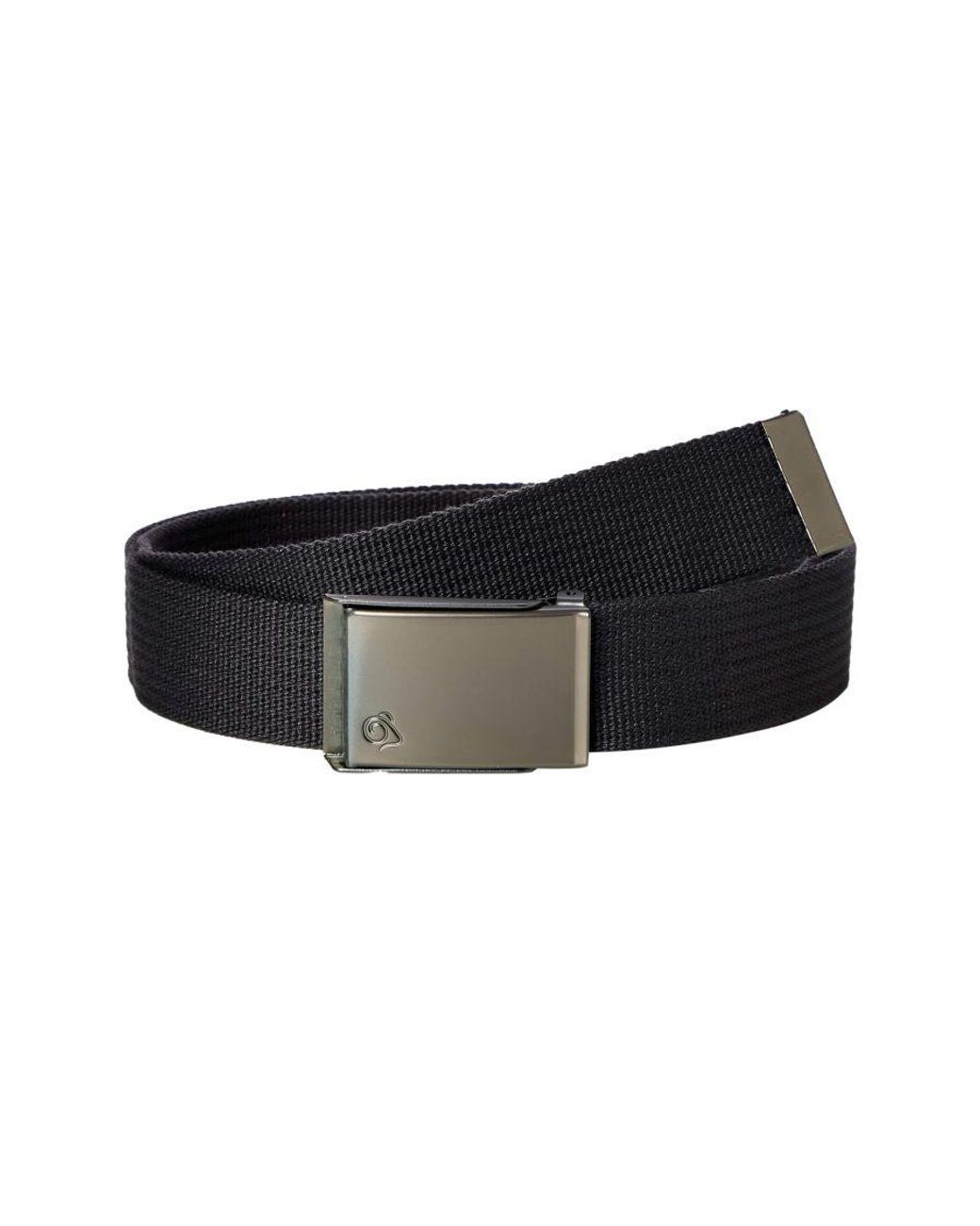 Craghoppers Black Explorer Logo Belt for men