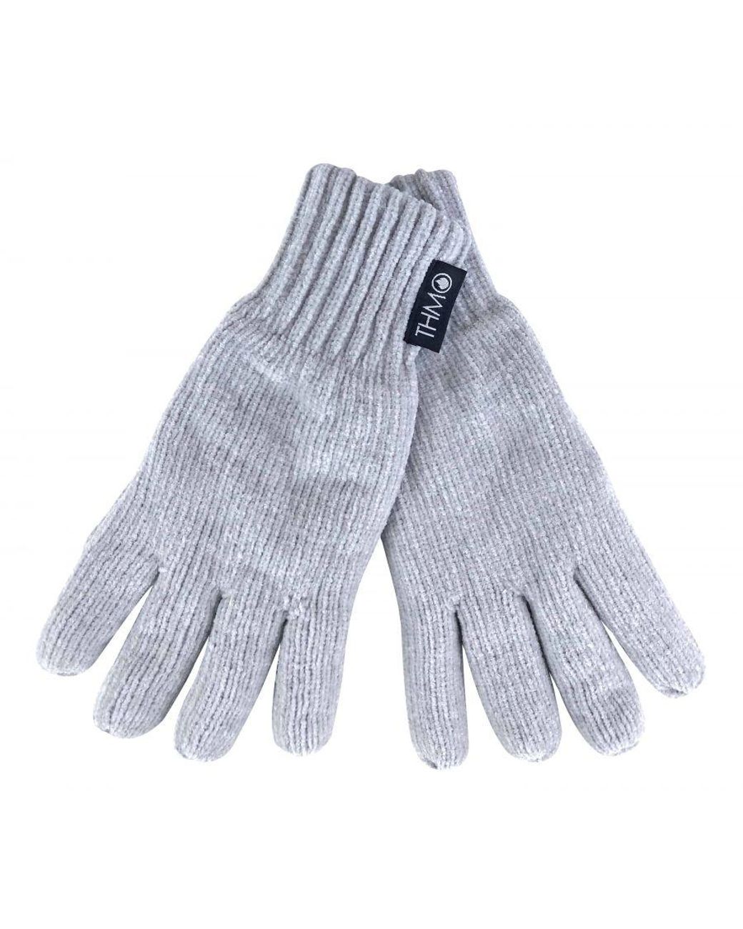 THMO Blue Outdoor Thermal Winter Chenille 3M Thinsulate Gloves