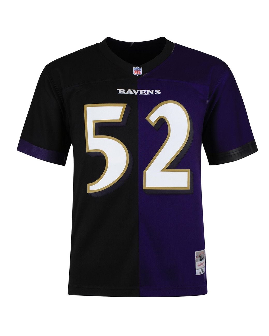 Mitchell & Ness Blue Nfl Baltimore Ravens 52 R.Lewis Split Legacy Jersey for men