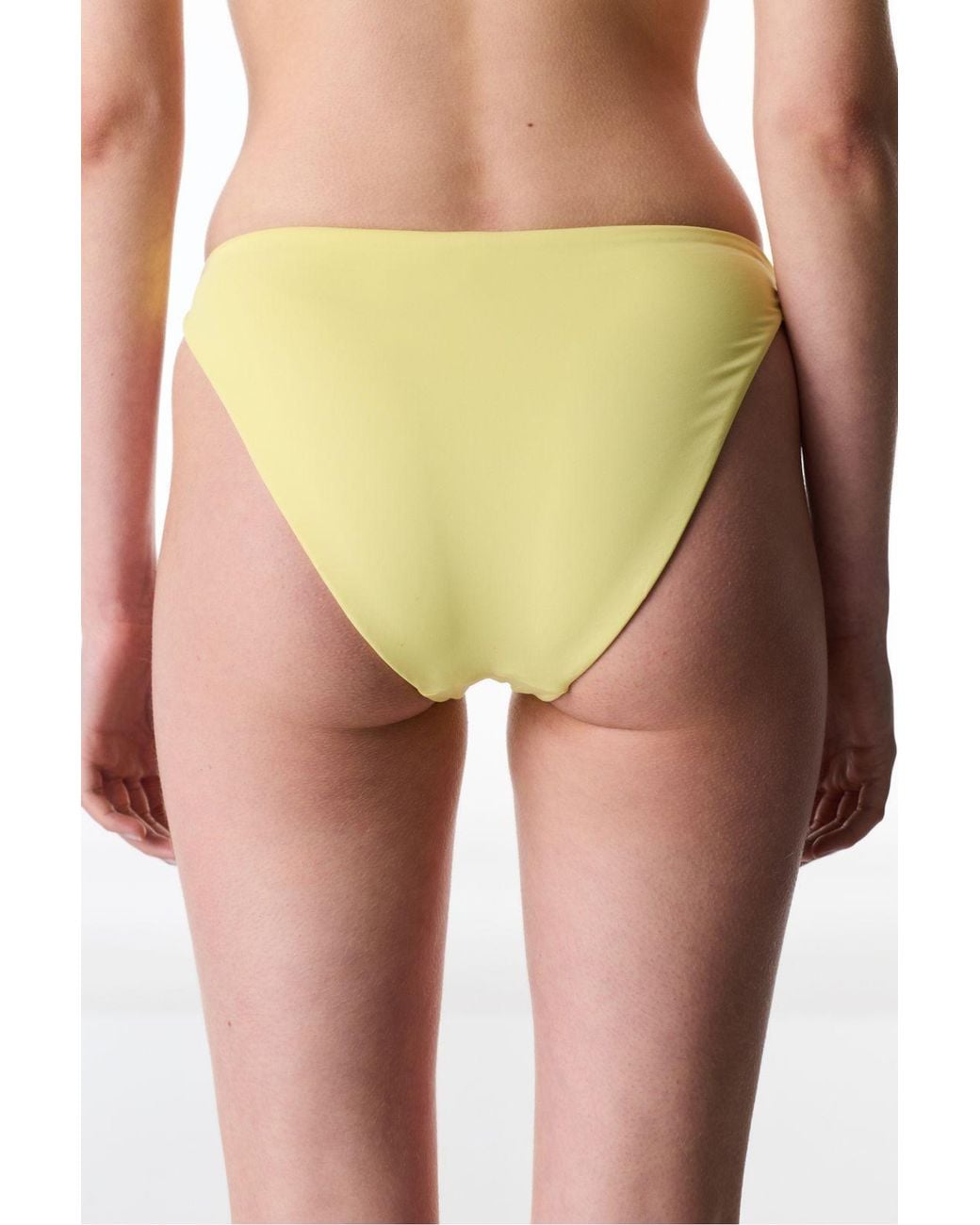 Penti Yellow Minimal Mid Waist Bikini Bottom