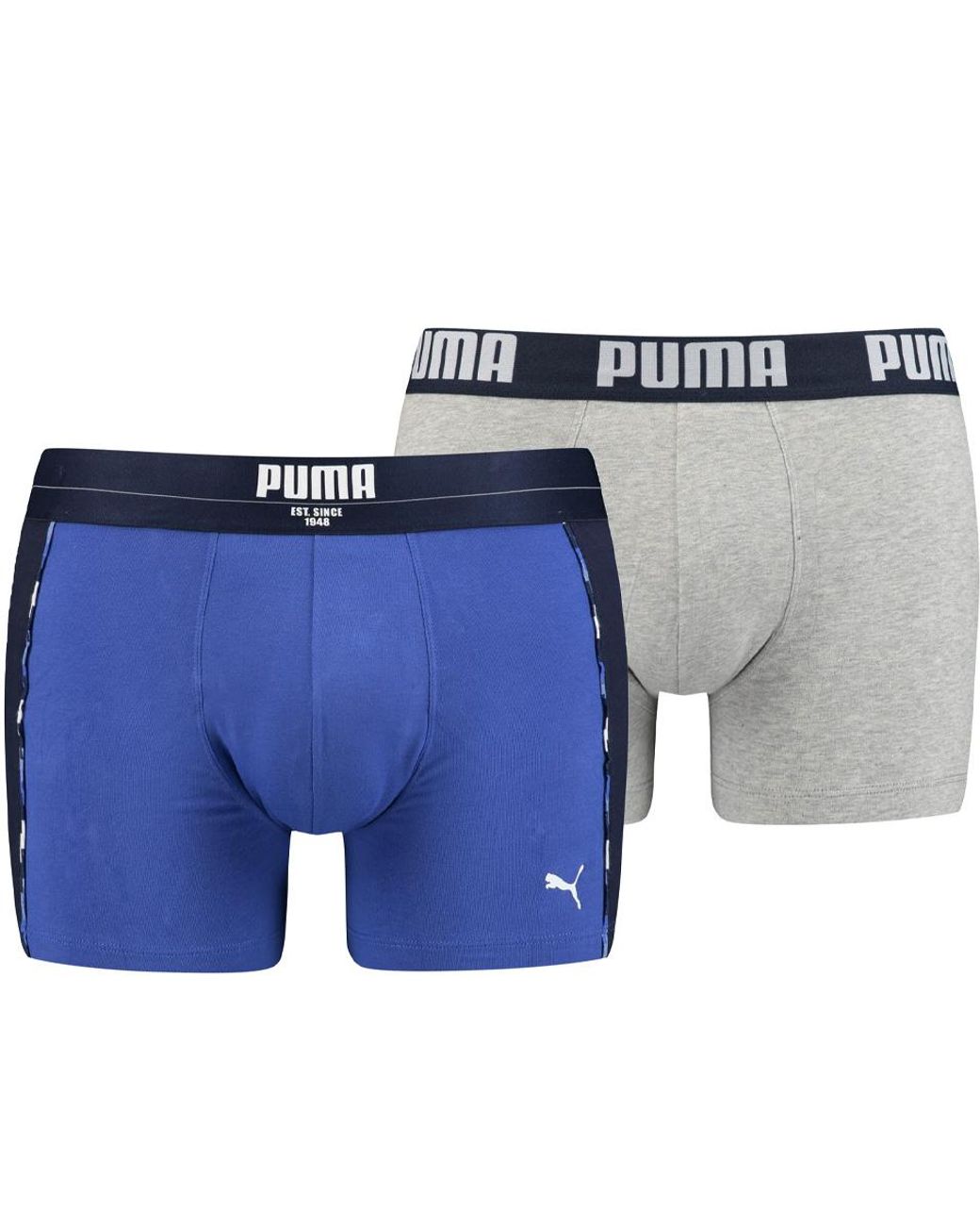 PUMA Blue Statement Boxer Shorts Pants 2 Pack 907599 01 for men