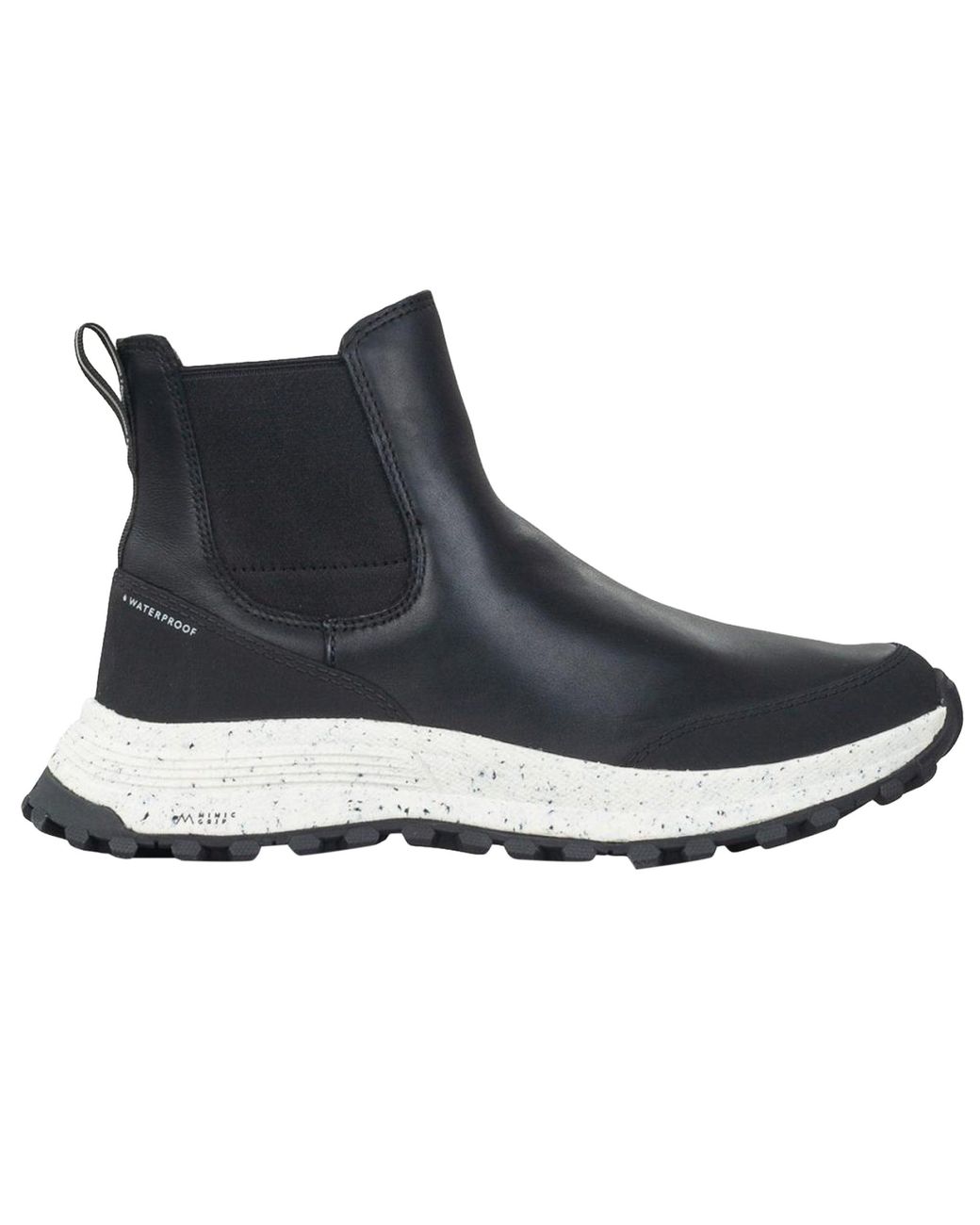 Clarks Black Atk Trek Up Boots Leather