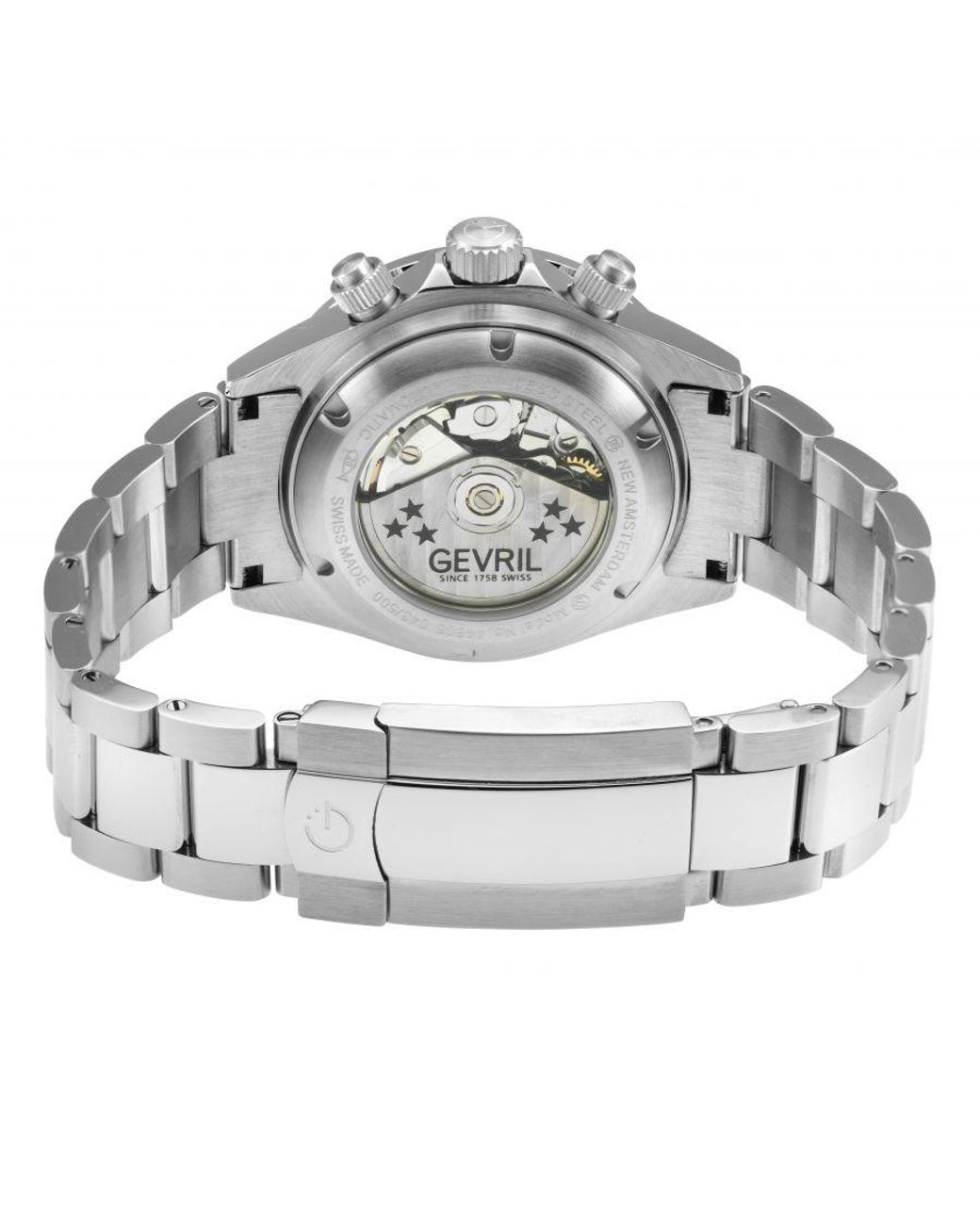 Gevril Gray New Amsterdam 44606B Swiss Automatic Eta 7750 Dial Special Edition Watch for men