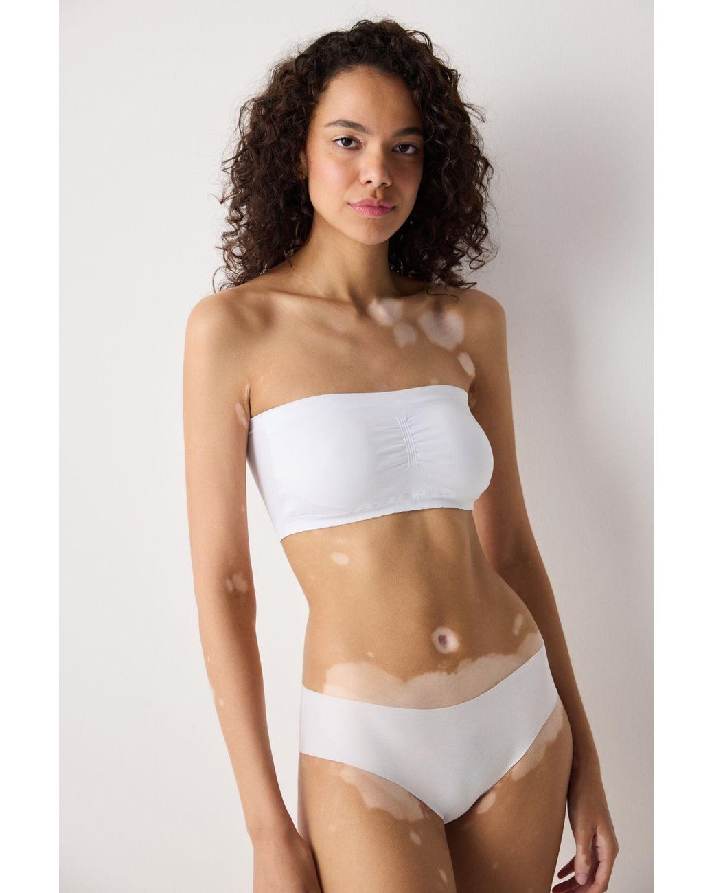 Penti White Strapless Jersey Bralette