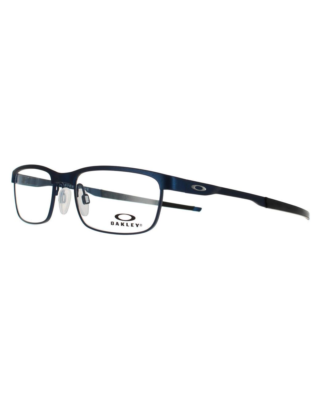 Oakley Brown Rectangle Powder Midnight Steel Plate for men