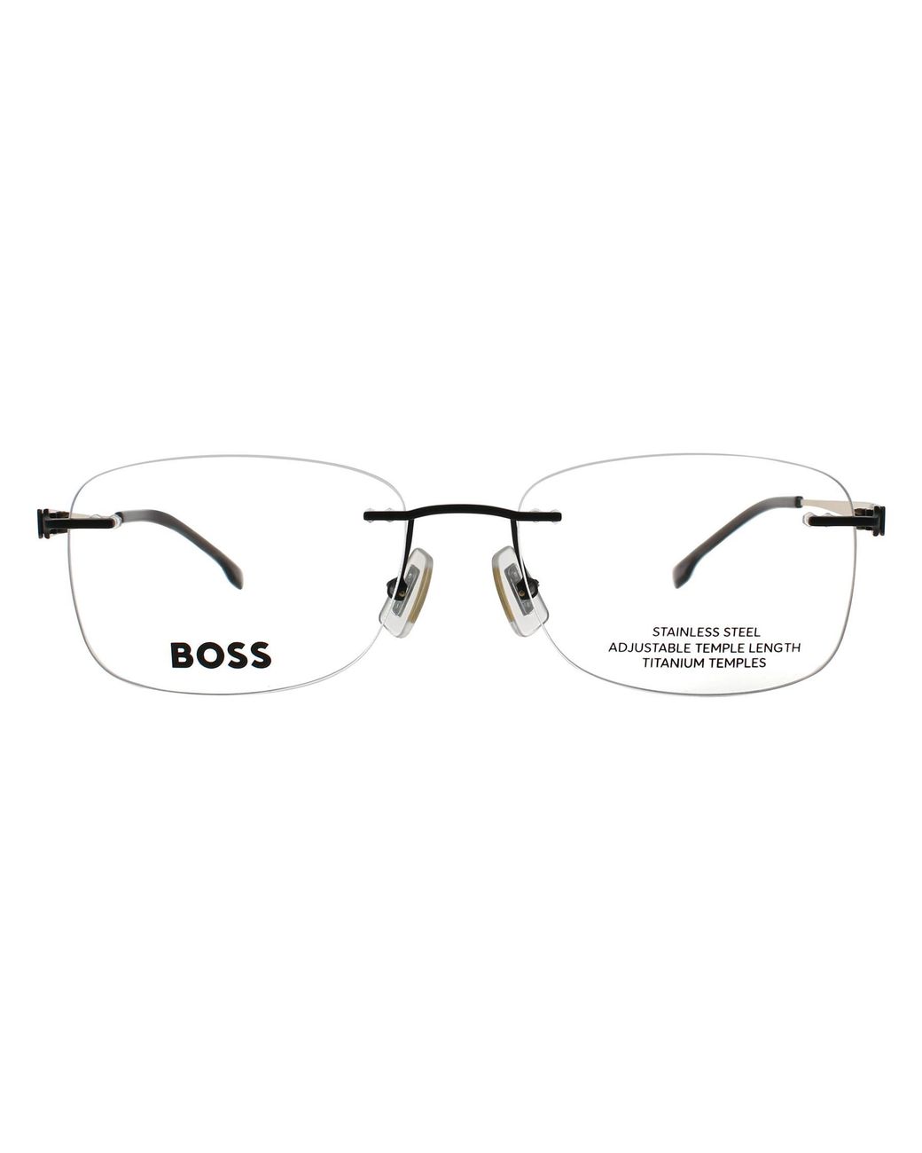 Boss Metallic Rimless 1424 Metal for men