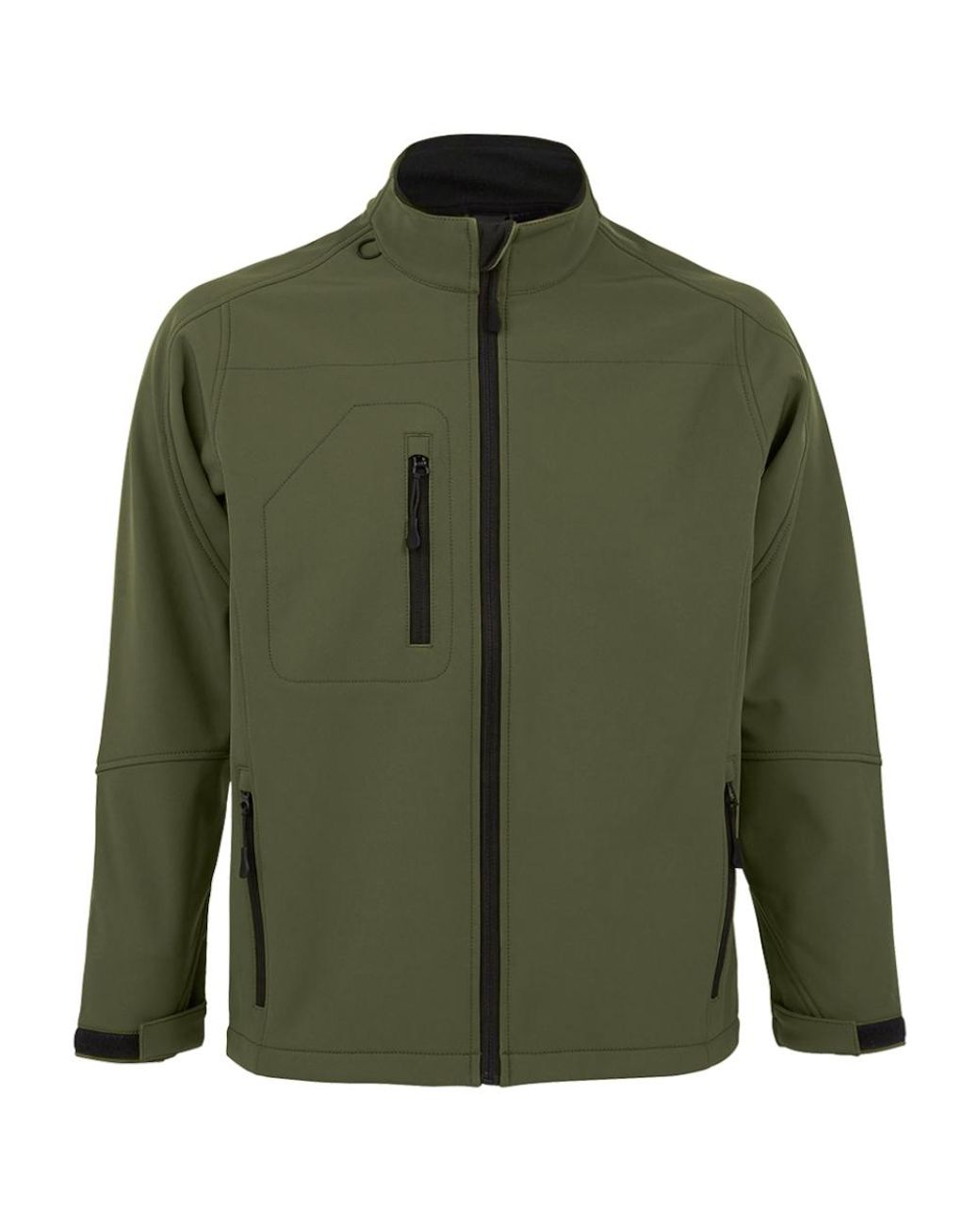 Sol's Green Relax Soft Shell Jacket (Breathable, Windproof And Water Resistant) (Dark) for men
