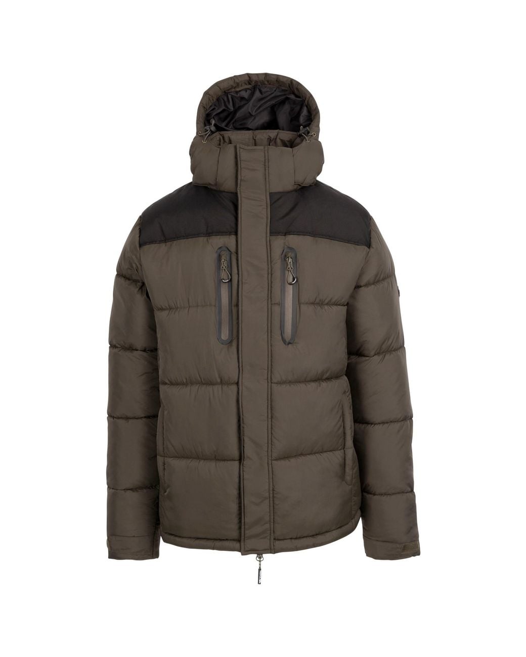 Trespass Green Parkstone Quilted Jacket (Dark Vine) for men