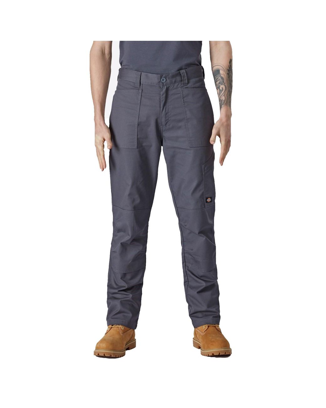 Dickies Blue Action Flex Trouser (Straight) for men