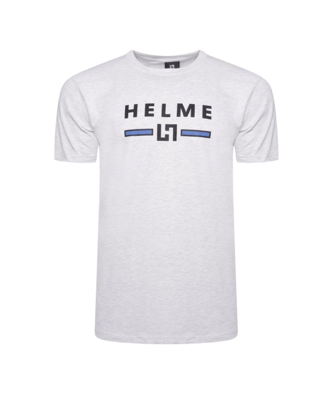 Helm White Short Sleeve T-Shirt 100% Cotton Crew Neck for men