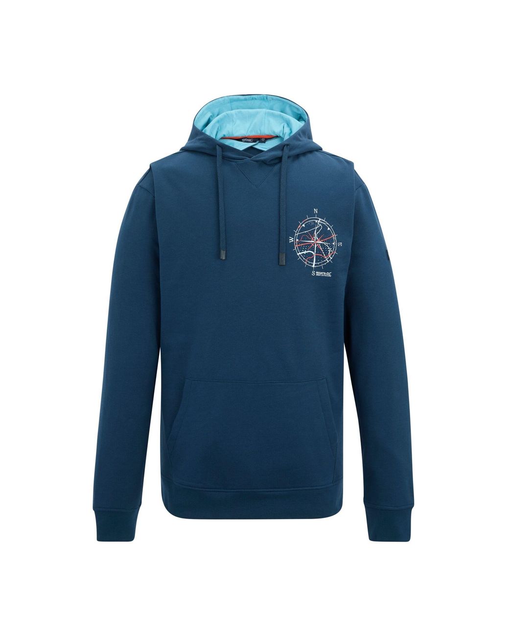 Regatta Blue Cline Compass Hoodie (Moonlight Denim/Nordic) for men