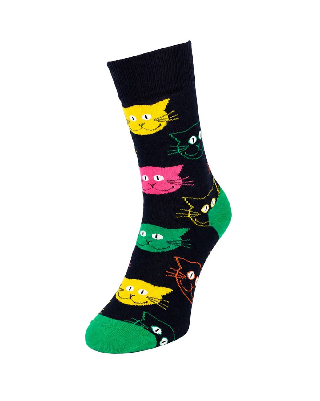 Happy Socks Blue 3-Pack Mixed Cat Cotton for men