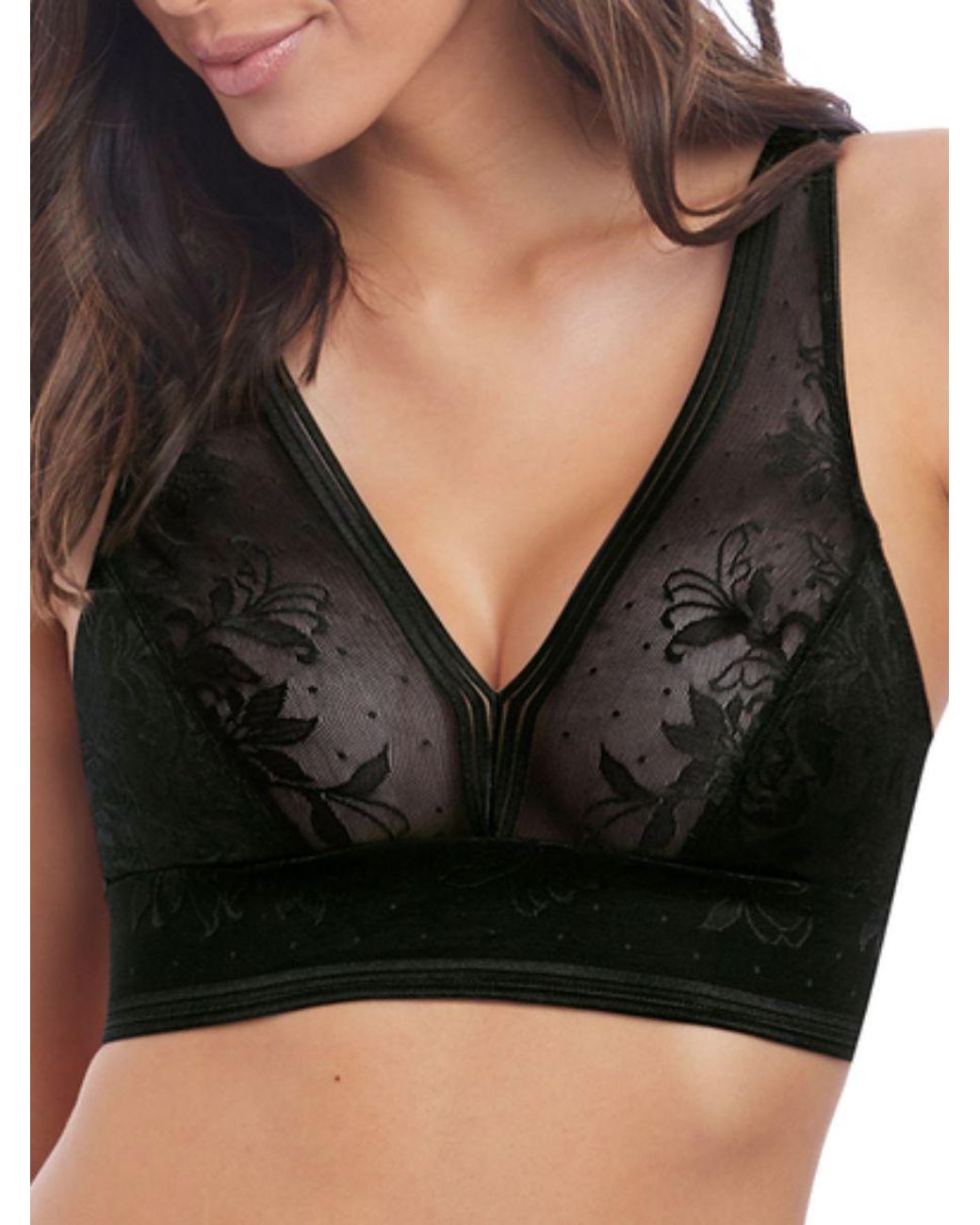 Wacoal Black Net Effects Bralette