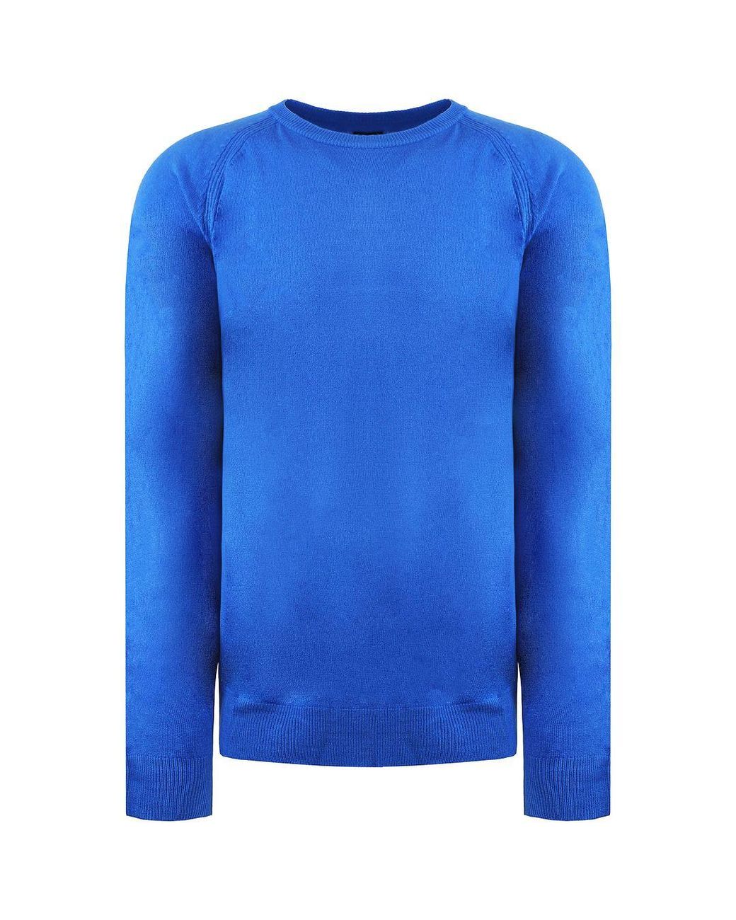 Island Green Blue Raglan Marine Sweater for men