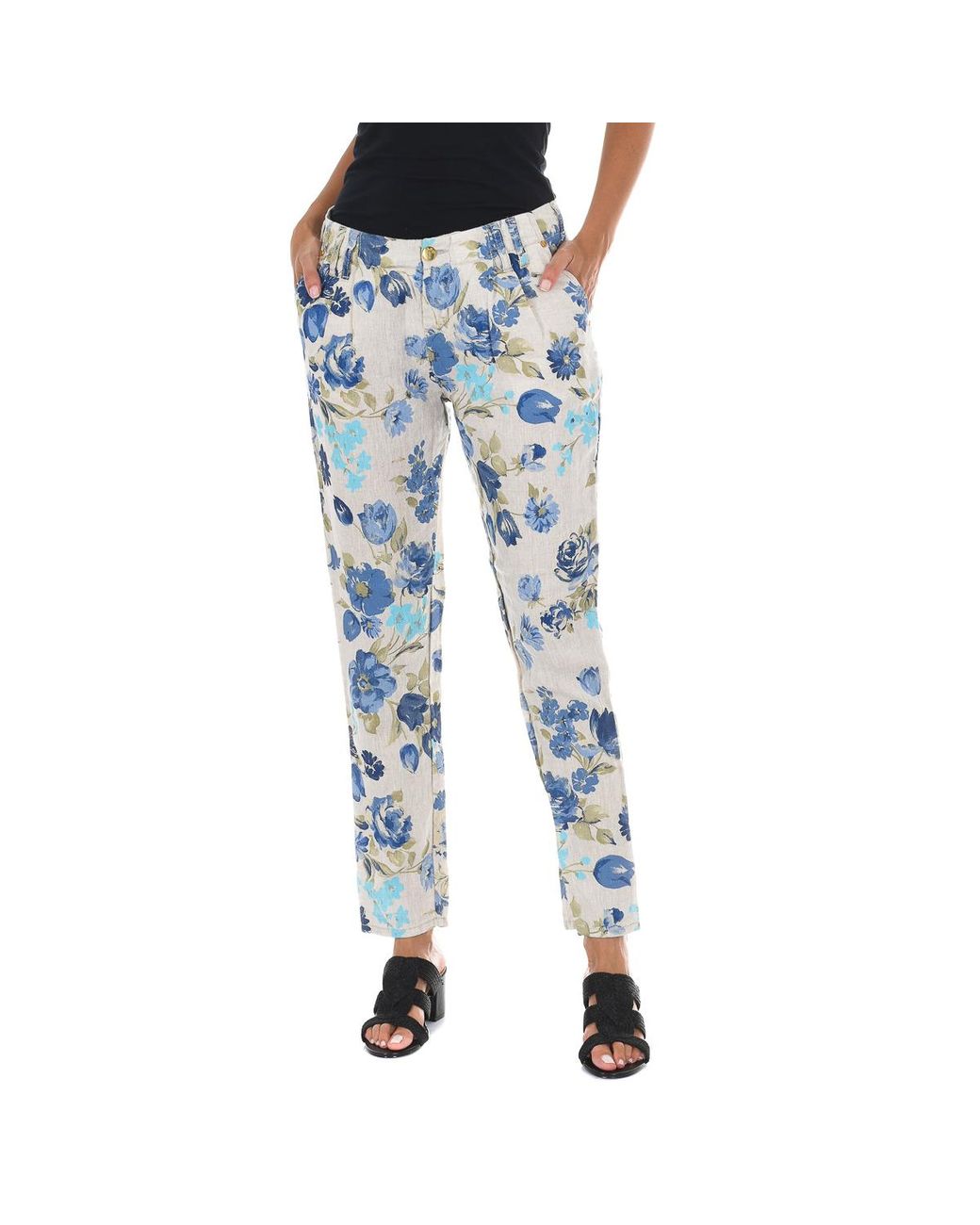 Met Blue Trousers Poldey