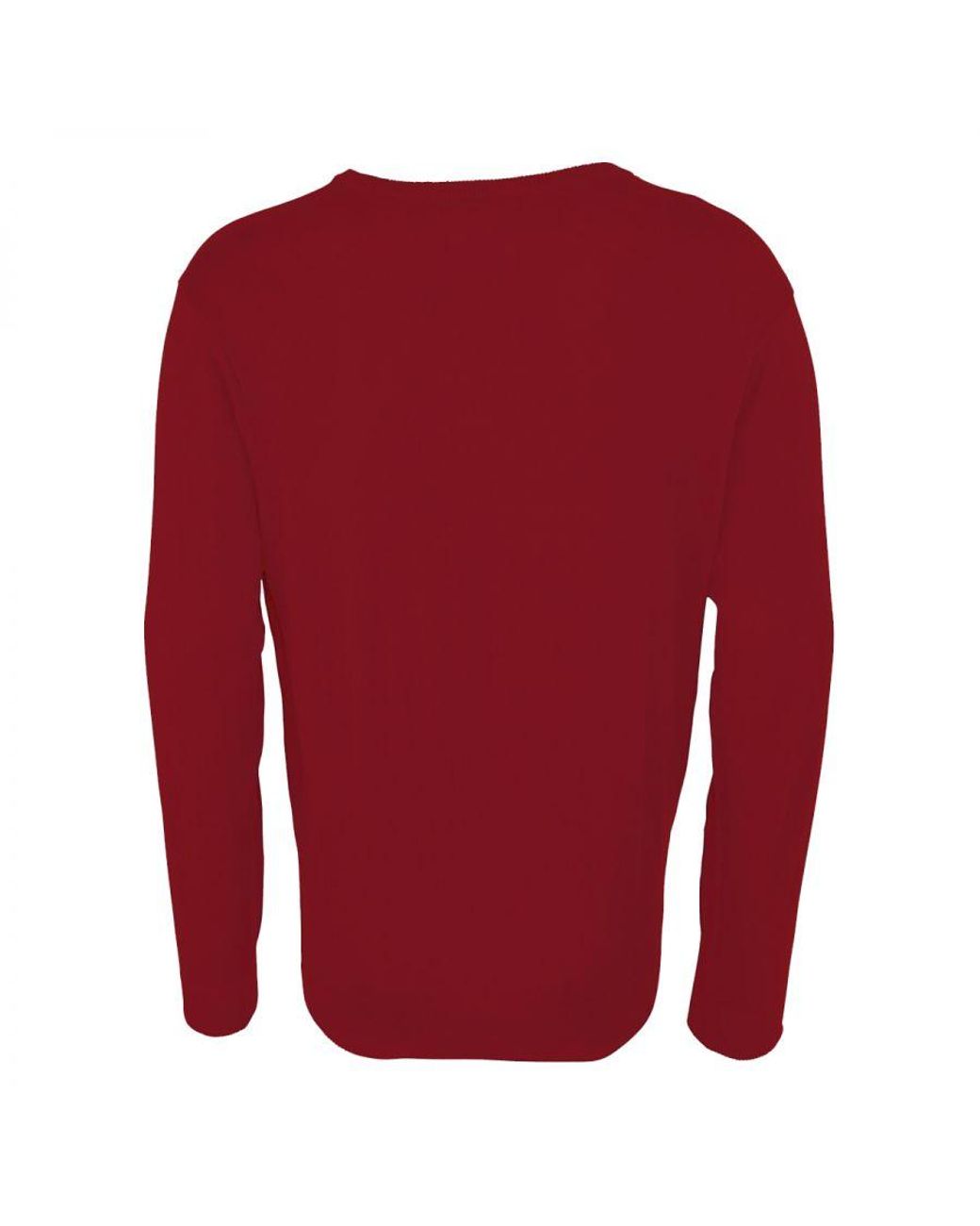 PREMIER Red V-Neck Knitted Sweater for men