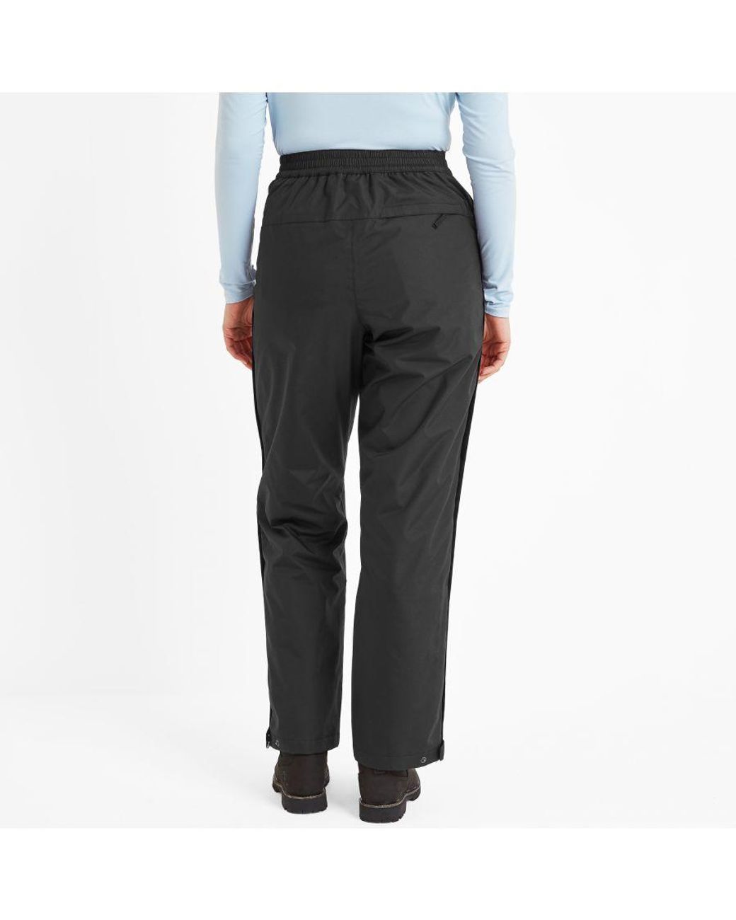 TOG24 Black Wigton Waterproof Trousers Polyamide