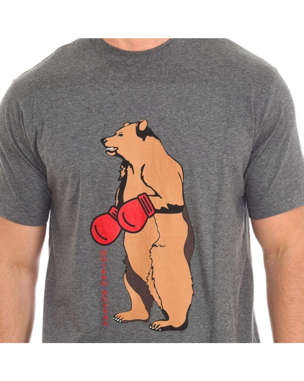 Kisses&Love Red Short-Sleeved And Round Neck Pajamas Kl30000 for men