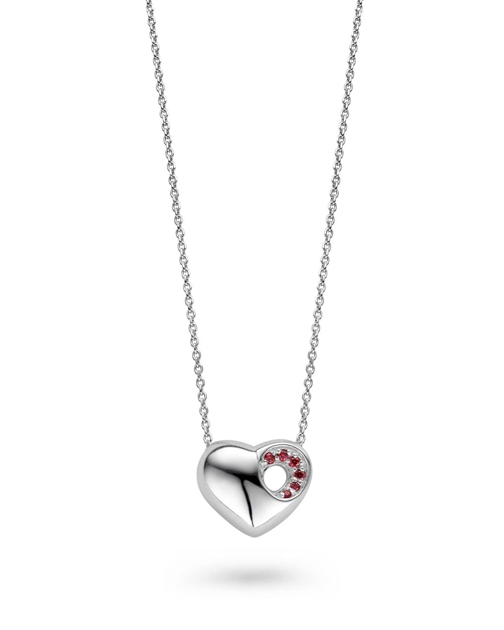 Orphelia Black 925 Sterling Chain With Pendant