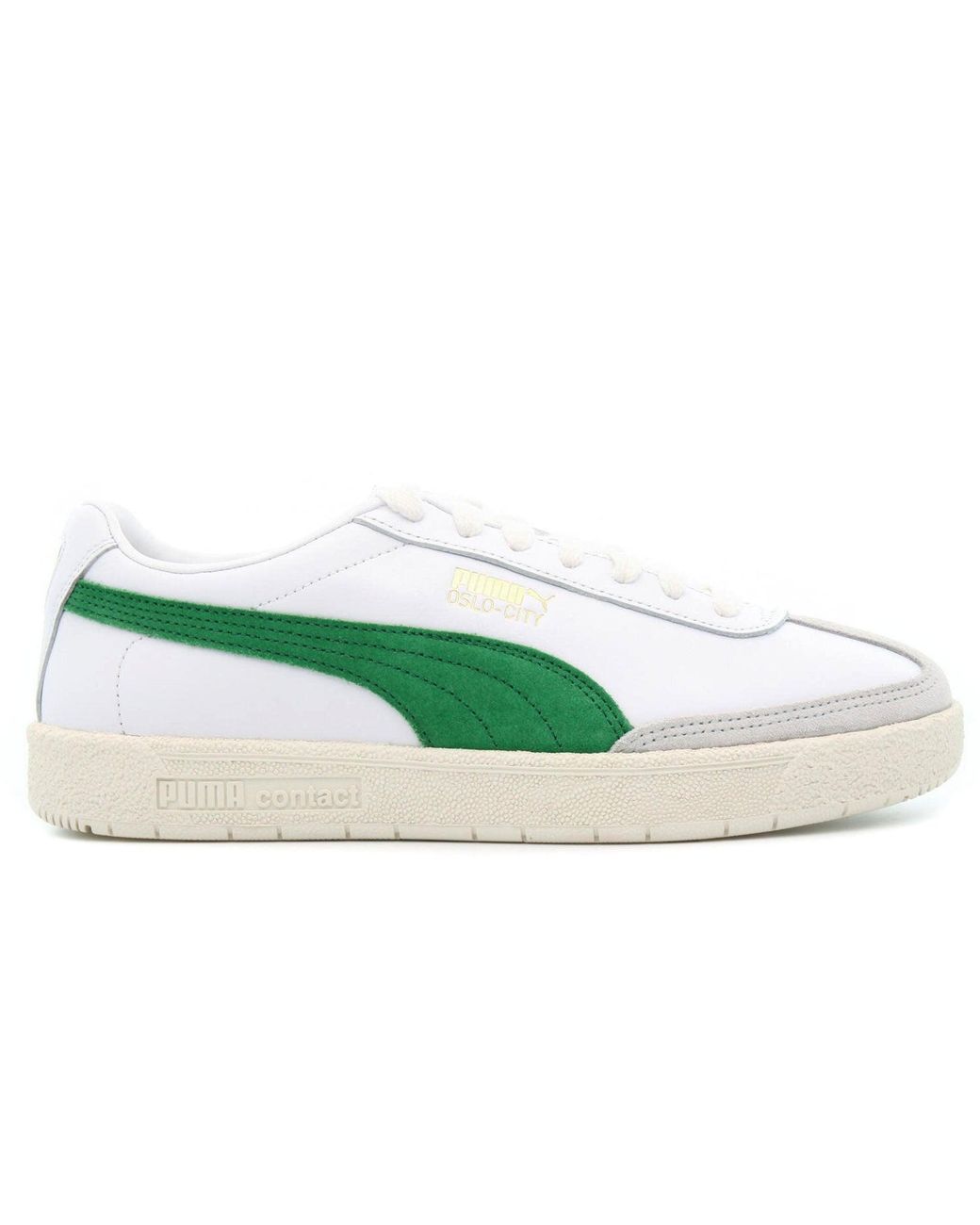 PUMA Green Oslo-City Premium Trainers Synthetic Leather for men