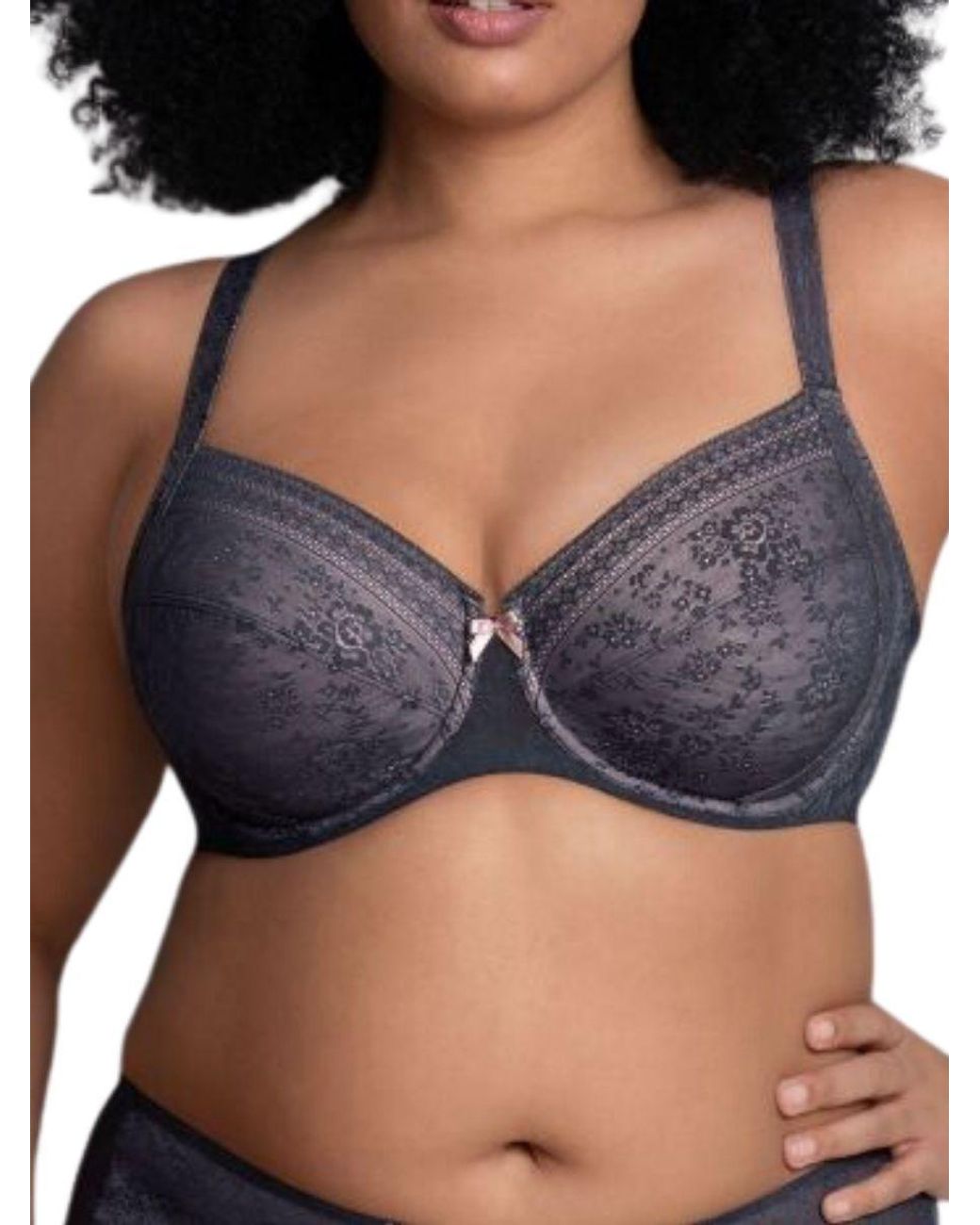 Rosa Faia Black Fleur Underwired Bra