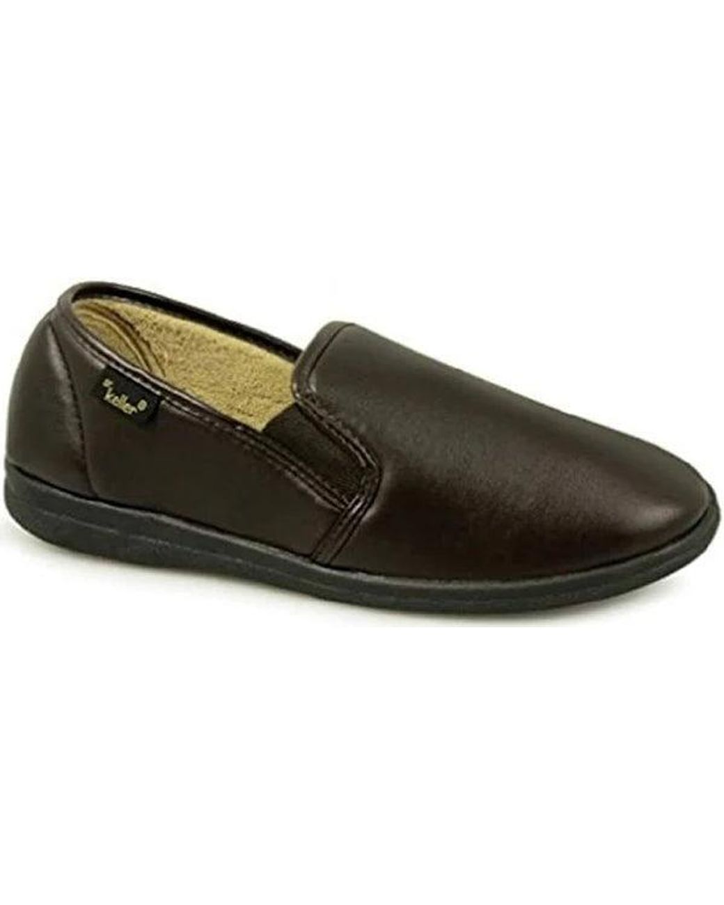 Dr Keller Black Christof Slippers for men