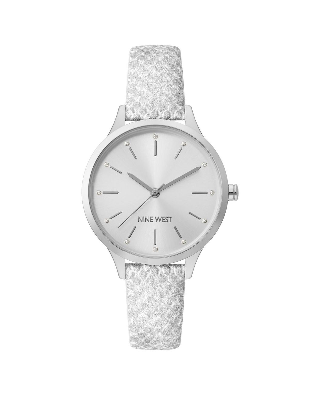 Nine West Metallic Watch Nw/2559svsi